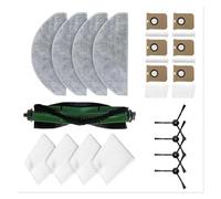 Kits d'aspirateur de sacs de tampon de vadrouille de filtre de brosse latérale principale, compatibles for Cecotec for Conga 7490 for Ultimate Home for X-Treme for Genesis