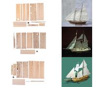Kits D'Assemblage De Bateau À Voile Classique 1:130, Bricolage, Échelle En Bois, Décoration 380x130x270mm