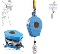 Kits de Bobine d'inertie d'antichute de Longe rétractable de Dispositif Anti-Chute à Double Verrouillage, Meilleure Protection de la sécurité personnelle (Taille : 5 m)