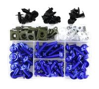 Kits De Boulons Carénage Complet En Aluminium Pour Moto Vis Carrosserie Pour YAMAHA YZF R1 R1M R15 R25 R3 R6 R125 FZ1(Blue2)