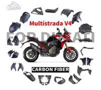 Kits de carénage en Fiber de carbone pour DUCATI Multistrada V4, accessoires de moto modifiés, panneaux de carrosserie, garde-boue à ailes d'échappement rear Fender