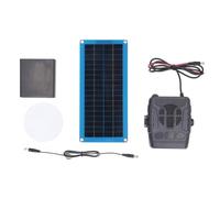 Kits de chauffage de serre à panneau solaire, 30W Portable Unique pour Panneaux Solaires de Cristal, Séchage, Chauffage, Maison pour Animaux Chaude, Protection contre le Vent