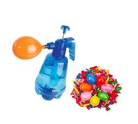Kits de combat d ' eau sous pression, jouet pulvérisateur de ballon avec 100 ballons, jeu de plein air pour et parents, équipement d ' activité pour