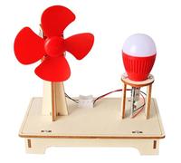 Kits de construction en bois Turbines à vent Projets d'école à domicile Jouet éducatif Science Modèles de tige en bois Turbines à vent Projets d'école à domicile