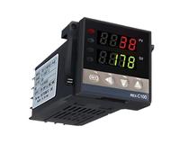 Kits de contrôleur de température PID numérique REX-C100 d'alarme 110V à 240V 0 à 1300 degrés avec capteur de sonde de Type K(Without Heat Sink)