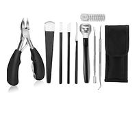 Kits de Couteaux de Pédicure, Pinces à Ongles, Coupe Cors Pied Scalpel Lame Pieds PéDicure Bistouri Couteau avec 10 Lames Pour Coupe RâPe à PéDicure Fichier PéDicure Couteau Ensemble Scalpel