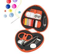Kits De Couture De Voyage, Kit De Couture De Voyage, Kit De Couture Portable Avec Étui Pliable, Kit De Réparation Couture D'urgence Complet Pratique Pour Débutants Avec F, Rouge