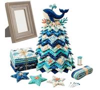 Kits de de Noël Décoration de bureau Arbre de Noël | Kit de matelassage pour épouses, amateurs, enseignants d'art, débutants, professionnels, maison, appartement, école, projet