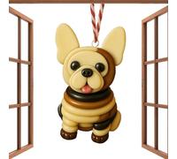 Kits de décoration de boutons | Pendentifs en forme de chien - Kits d'artisanat de Noël - pour homme, garçon, fille, étudiant, arbre généalogique, voiture, rétroviseur, mur, sac à dos, portefeuille