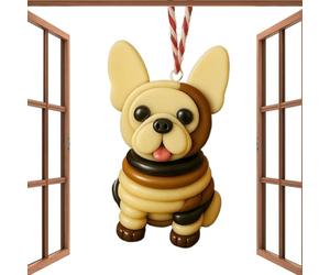 Kits de décoration de boutons | Pendentifs en forme de chien - Kits d'artisanat de Noël - pour homme, garçon, fille, étudiant, arbre généalogique, voiture, rétroviseur, mur, sac à dos, portefeuille