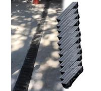 Kits de drainage - Drain de tranchée français antidérapant en forme de U pour une gestion efficace de l'eau dans les jardins, les garages, les allées et les zones paysagères