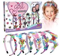 Kits de fabrication d'accessoires de mode: Bandeaux capillaires pour filles | Jouets pour les filles de 6 à 12 ans | Permettant à l'enfant de créer ses propres accessoires capillaires uniques