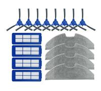 Kits De Filtres, Brosses Latérales, Chiffons Et Serpillières Compatibles Avec Les Aspirateurs Robots Eufy, Robovac G10 Et G30. Pièces Détachées(Set 5)