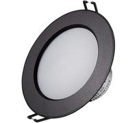 Kits De Finition Pour Boîtiers D'Éclairage Encastrés, Gradation Tricolore, Led Intégrée, Noir, Éclairage Encastré Pour La Maison, Décoration Commerciale, Éclairage Encast-Three Dimming 3 Inch 5w