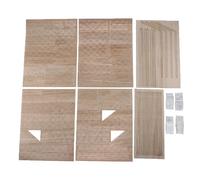 Kits De Maquettes De Constructions À Échelle 1:35, Avec Galets En Bois, Disposition De La Table De Sable