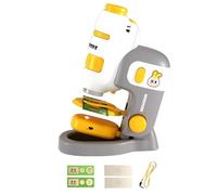 Kits de Microscope pour - Microscopes Portables Jouet éducatif avec éclairage LED, Explorateur Scientifique alimenté par Batterie, loupe à Haut grossissement | Outil d'apprentissage