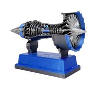 Kits de modèles de moteur turboréacteur à main avec impression 3D pour les adolescents amateurs Éducation et démonstrations en classe Modèle d ' aviation