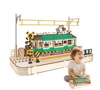 Kits De Modèles De Tramway En Bois - Ensemble De D'assemblage De Rails