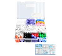 Kits de modèles moléculaires organiques avancés STEM - Outil pédagogique pratique pour la chimie du collège et du lycée - Groupe de modèles moléculaires pour démonstrations en laboratoire - Pratique