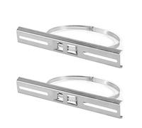 Kits de montage de poteau, supports de 250 mm en acier inoxydable 304 avec pince réglable de 300 mm pour boîte de jonction étanche extérieure, support de montage pour boîte de jonction électrique,