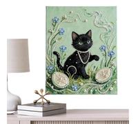 Kits de peinture de perles pour adultes,30x40cm avec cadre, idéal débutant | Kit de Peinture sur Diamant avec Cadre pour Adultes - Pour salon, chambre, relaxation, apprentissage, anniversaire,