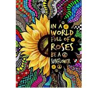 Kits de Peinture Diamant - AMOUNE - Tournesols et Lettres - 30x40 cm - DIY 5D - Mixte