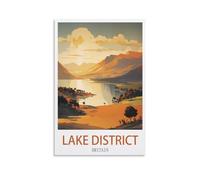 Kits de peinture par numéros sans cadre à faire soi-même, Lake District Britains, peinture par numéros pour enfants, adultes et débutants, kits de peinture sur toile à faire soi-même, 40 x 50 cm