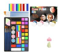 Kits de peinture pour le visage Ensembles de peinture pour le | Kits de peinture faciale pour, ensembles de peinture corporelle à base d ' eau avec pinceaux, peinture