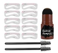Kits de pochoirs à sourcils - 10 pièces, tampons à sourcils imperméables | Kit de mise en forme des sourcils, ensemble de pochoirs à sourcils pour femmes, filles, tampons de coiffage des sourcils, kit