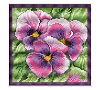 Kits De Points De Croix Estampillés, Gamme Complète De Démarreur De Broderie Pour Débutants, Bricolage 11ct 3 Brins-Dos De Fille