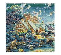 Kits De Points De Croix, Toile Imprimée, 14ct, Tissu, Broderie, Artisanat Fait À La Main, Bricolage