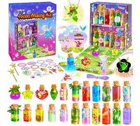 Kits de Potions de Fées pour Enfants, Mélangez 22 Potions Magiques, Cadeaux de Fée pour Filles 4 5 6 7 8 9 10 11 12 Ans, Potion Making Kit Filles Jouet Artisanal Cadeau Anniversaire Créatif Filles 4+