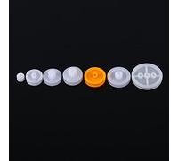 Kits de poulies en plastique, ensemble de 7 pièces |Arbre 2A 2B adapté pour axe de 2 mm |Assemblage de ceinture DIY pour voitures jouets/robots/modélisme |Plastique fiable et