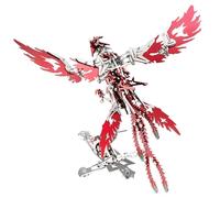 Kits De Puzzles 3D En Métal, Modèle D'oiseau Phénix Mécanique À Faire Soi-même, 358 Pièces, Kits De Modèles D'animaux Steampunk En Acier Inoxydable, Avec Outil, Puzzle De Bureau Pour Adultes Et Adoles