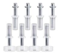 Kits De Réparation De Porte De Placard Pliante 8 Pièces - Roue De Guidage À Rouleau Supérieur À Ressort Et Charnière Pivotante Installation Facile Roue De Guidage Et Pivots Pour Porte Pliante