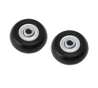 Kits de Réparation de Roulements de Roulettes Pivotantes, Remplacement des Roues de Valise, Rotation à 360 Degrés Muette 2 Pièces Durables pour Valise Trolley Case (40mm X 18mm)