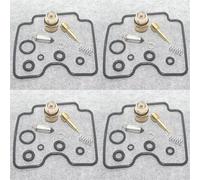 kits de réparation Kit De Réparation De Carburateur De Moto Pour Suzuki Pour Katana 750 GSX750F Joint De Soupape À Aiguille Vis D'air Flotteur À Membrane(4 set)
