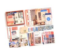 Kits De Scrapbooking Collages Journal Decoration Boîte Paper Cadre Sticker For Girls Kits Frame Collage Decoration Boad