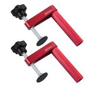 Kits de serrage pour établi en aluminium Trous de 19 mm / 20 mm Outil de maintien à installation facile pour les menuisiers et les bricoleurs Kits de serrage d ' établi