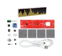 Kits de soudure LED Music Spectrum Display Sound Reactive Rythme Syncs Light Electronic Welding Project Smartests Assistant pour la visualisation de la musique