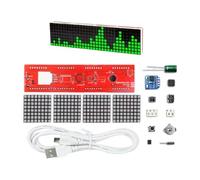 Kits de soudure LED Music Spectrum Display Sound Reactive Rythme Syncs Light Electronic Welding Project Smartests Assistant pour la visualisation de la musique