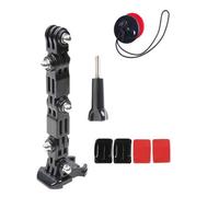 Kits De Support De Mentonnière Pour Casque De Moto, Accessoires De Support De Caméra D'action Pour Gopro Hero 9 8 7 5 Sjcam