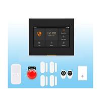 Kits de système d'alarme de sécurité à Domicile Tuya Smart for Le Garage résidentiel et Magasin sans Fil Touch WiFi + GMS Soutenir Samrt Life Appliquer(H501)