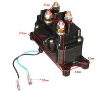 Kits De Télécommande De Treuil Sans Fil 65 Pieds,Pour Contacteur De Relais + Interrupteur À Bascule De Treuil
