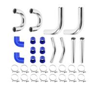 Kits de tuyauterie for refroidisseur intermédiaire GT30 GT3037 Turbo T3 .60 A/R avec refroidissement par eau et 2,5" 63 mm(Only piping kit)