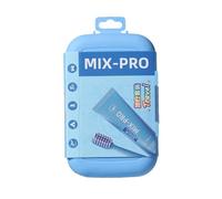 Kits dentaires de voyage approuvés avec poignée ergonomique en polypropylène et poils doux PBT pour gencives sensibles Brosse à dents de voyage portable