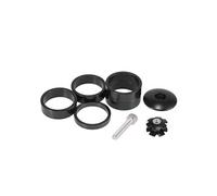- Kits d'entretoises pour casque de vélo 28,6mm - 5pcs - Noir