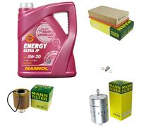 Kits d'inspection MANN-FILTER MANNOL 5L Énergie 5W-20 pour BMW Série 3
