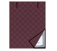 Kits D'isolation for Fenêtres Protection Contre Le Froid Rideau Thermique Kit Isolant 3 Couches Renforcées Anti-Froid/Bruit pour La Cuisines, Le Salon Et La Chambre(brun,47x110in/120x280cm)