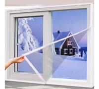 Kits d'isolation for fenêtres résidentielles, kits de double vitrage, films protection contre le froid for bureau, isolants transparents, for(200x280cm/79"x110")